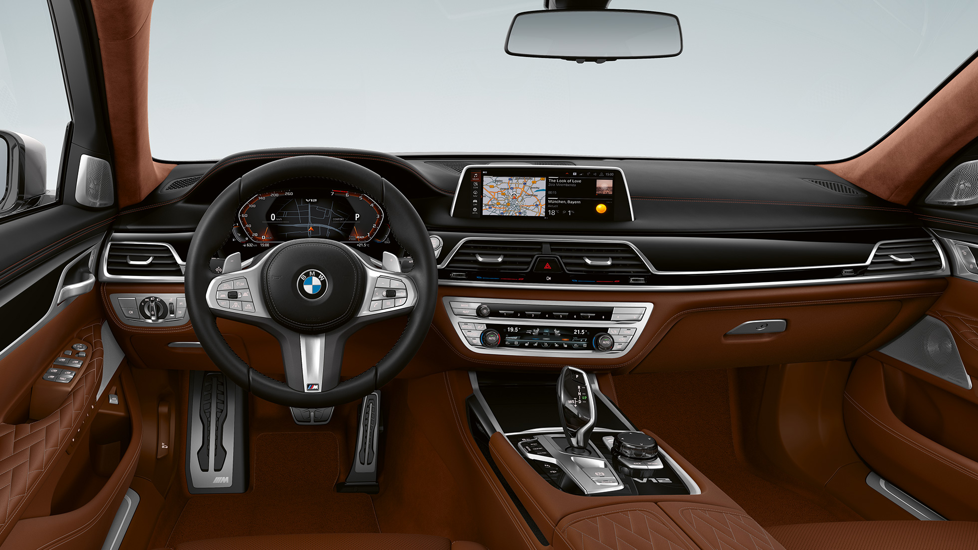 Oblika notranjosti BMW M760Li xDrive Limuzina, oblika notranjosti
