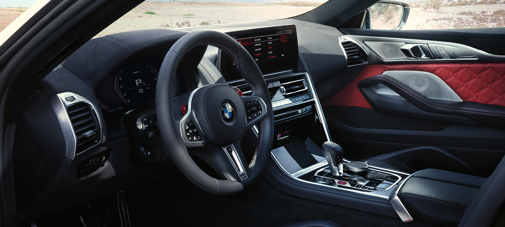 Novi BMW M8 Competition Gran Coupé, F93, LCI, osvežitev 2022, kokpit, nadzorni prikazovalnik Novi BMW M8 Competition Gran Coupé, F93, LCI, osvežitev 2022, kokpit, nadzorni prikazovalnik