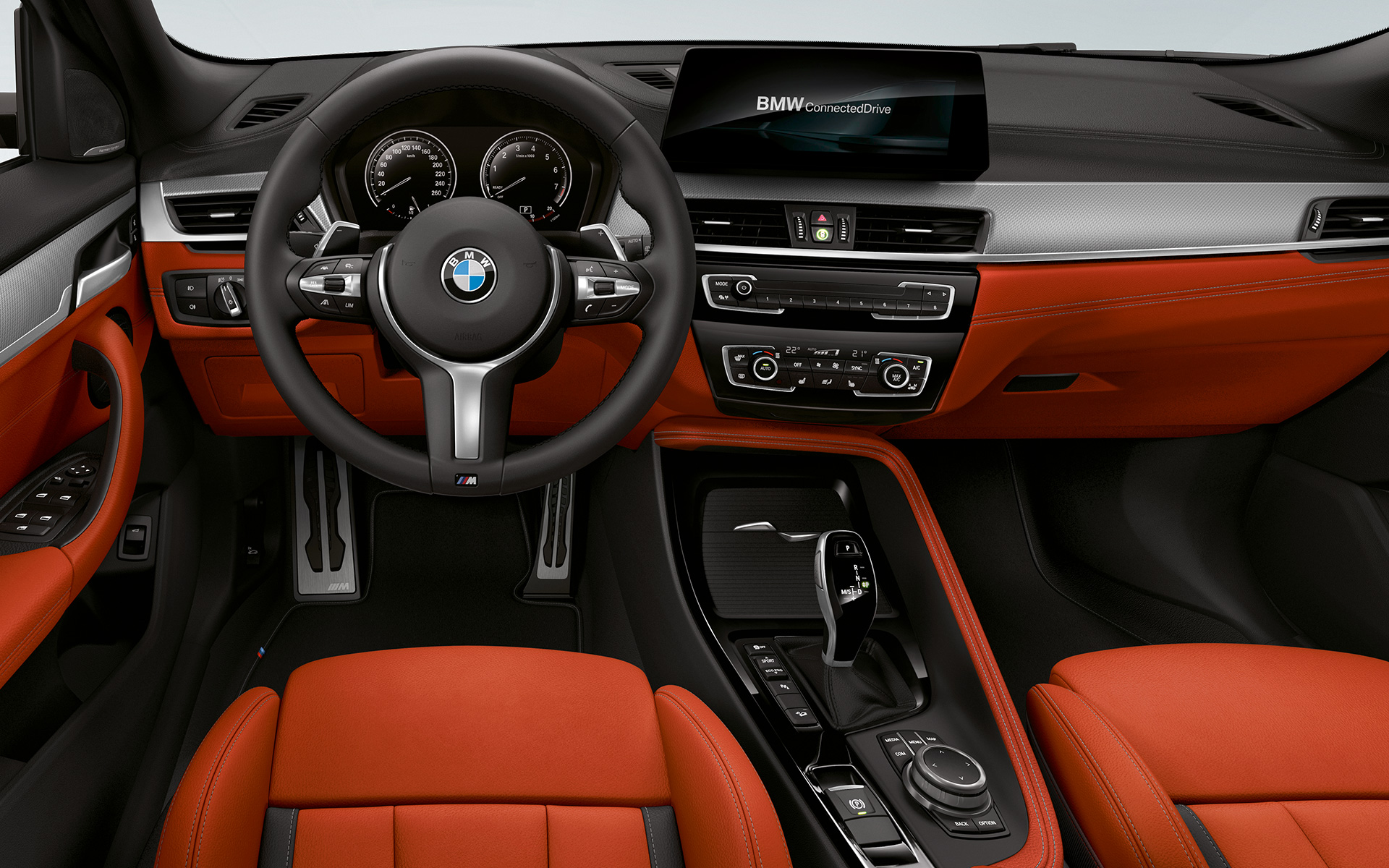BMW X2 M35i, F39, M usnjen volan, notranjost