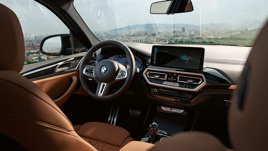 BMW X3 M40i, G01, LCI, osvežitev 2021, kokpit