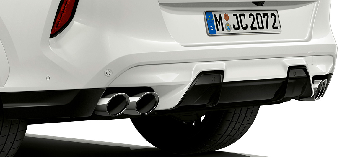 Zadnji odbijač BMW X6 M SUV Zadnji odbijač BMW X6 M SUV F96, zadnji pogled