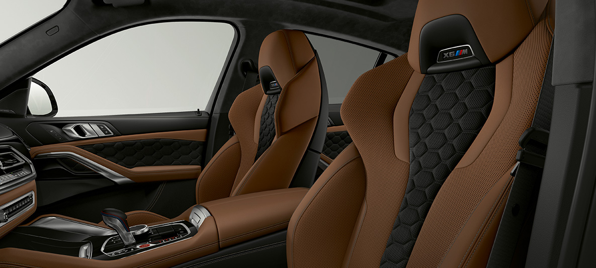 M večfunkcijski sedeži BMW X6 M M večfunkcijski sedeži z logotipom X6 M BMW X6 M F96 2020, notranjost