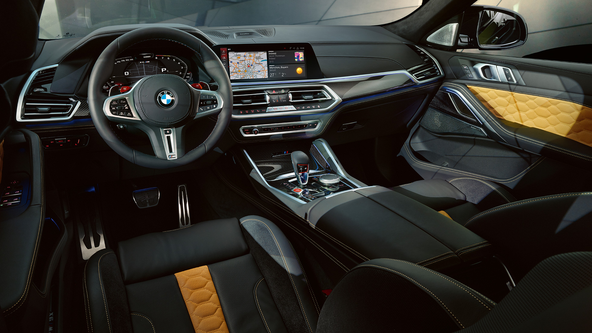 Kabina BMW X6 M Competition Kabina BMW X6 M Competition F96, notranjost