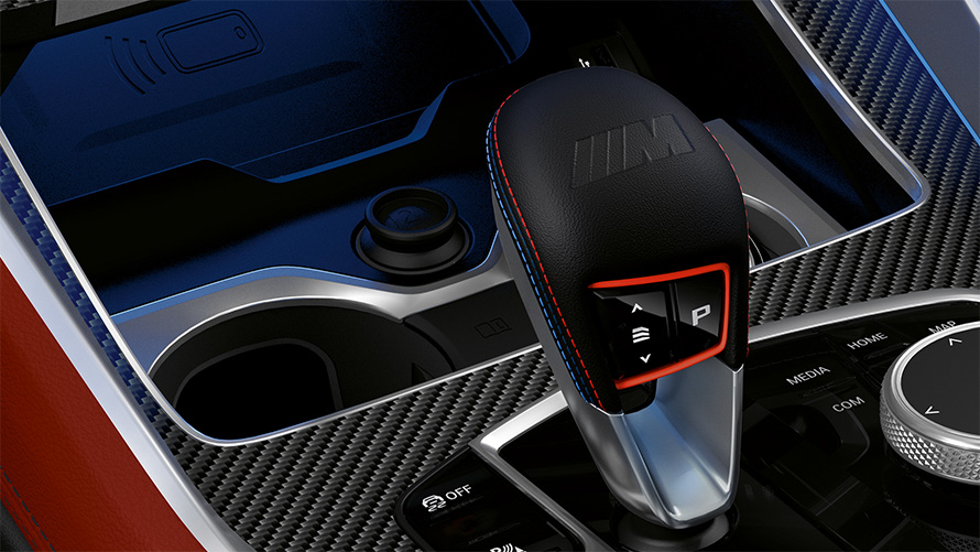 BMW X6 M Competition, F96, 2023, M prestavna ročica