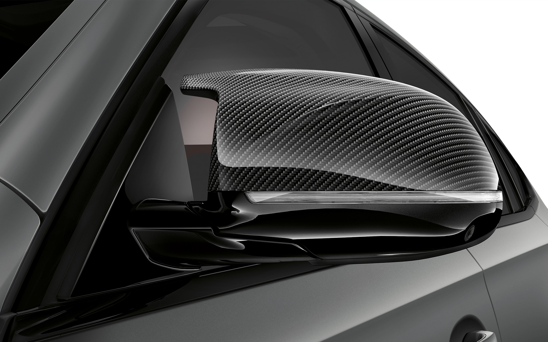 BMW X6 M Competition, F96, pokrova zunanjih ogledal M Carbon BMW X6 M Competition, F96, 2023, pokrova zunanjih ogledal M Carbon