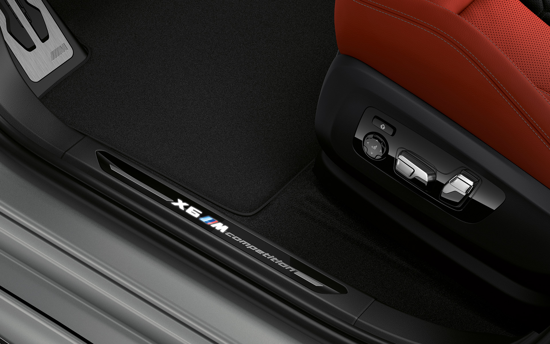 BMW X6 M Competition, F96, osvetljene vstopne letve BMW X6 M Competition, F96, 2023, osvetljene vstopne letve