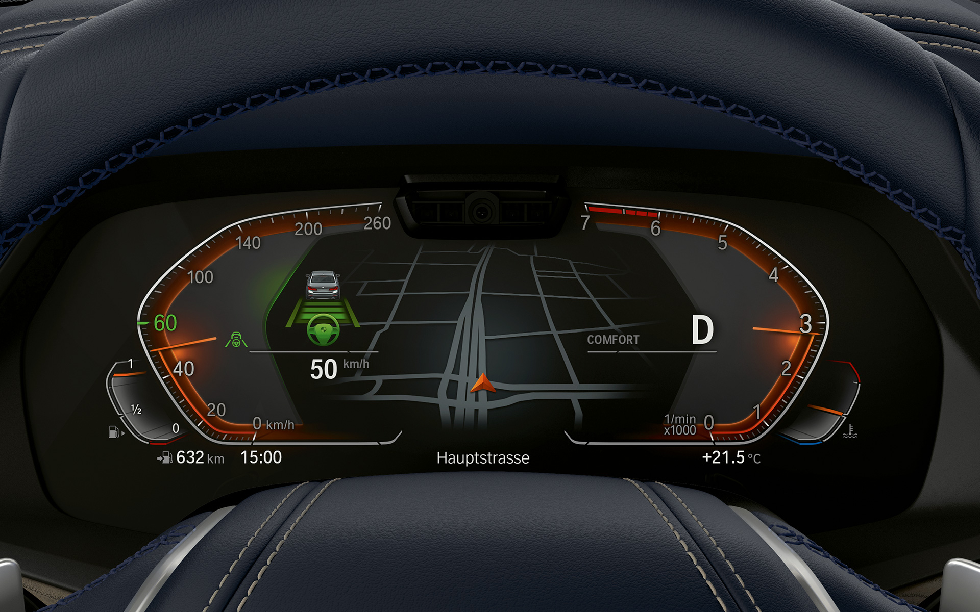 BMW X7, M50i, G07, 2019, instrumentna plošča, pogled od blizu BMW X7, M50i, G07, 2019, instrumentna plošča, pogled od blizu