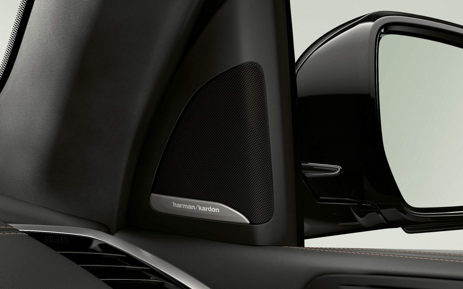 BMW X7, M50i, G07, 2019, zvočniki, pogled od blizu BMW X7, M50i, G07, 2019, zvočniki, pogled od blizu