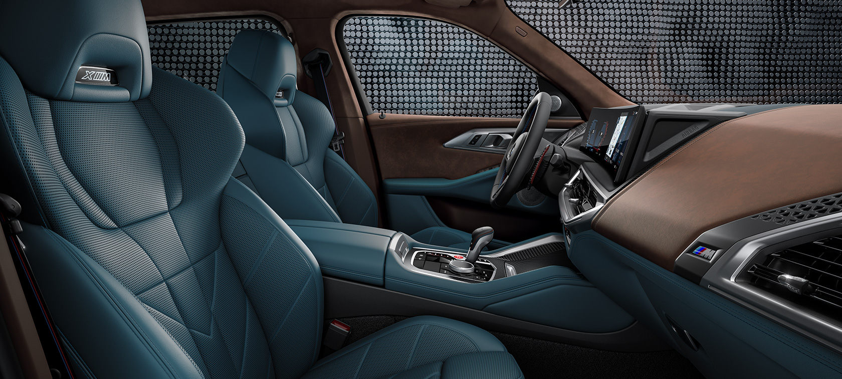 BMW XM, G09, oblika notranjosti BMW XM, G09, notranjost, oblikovni poudarki