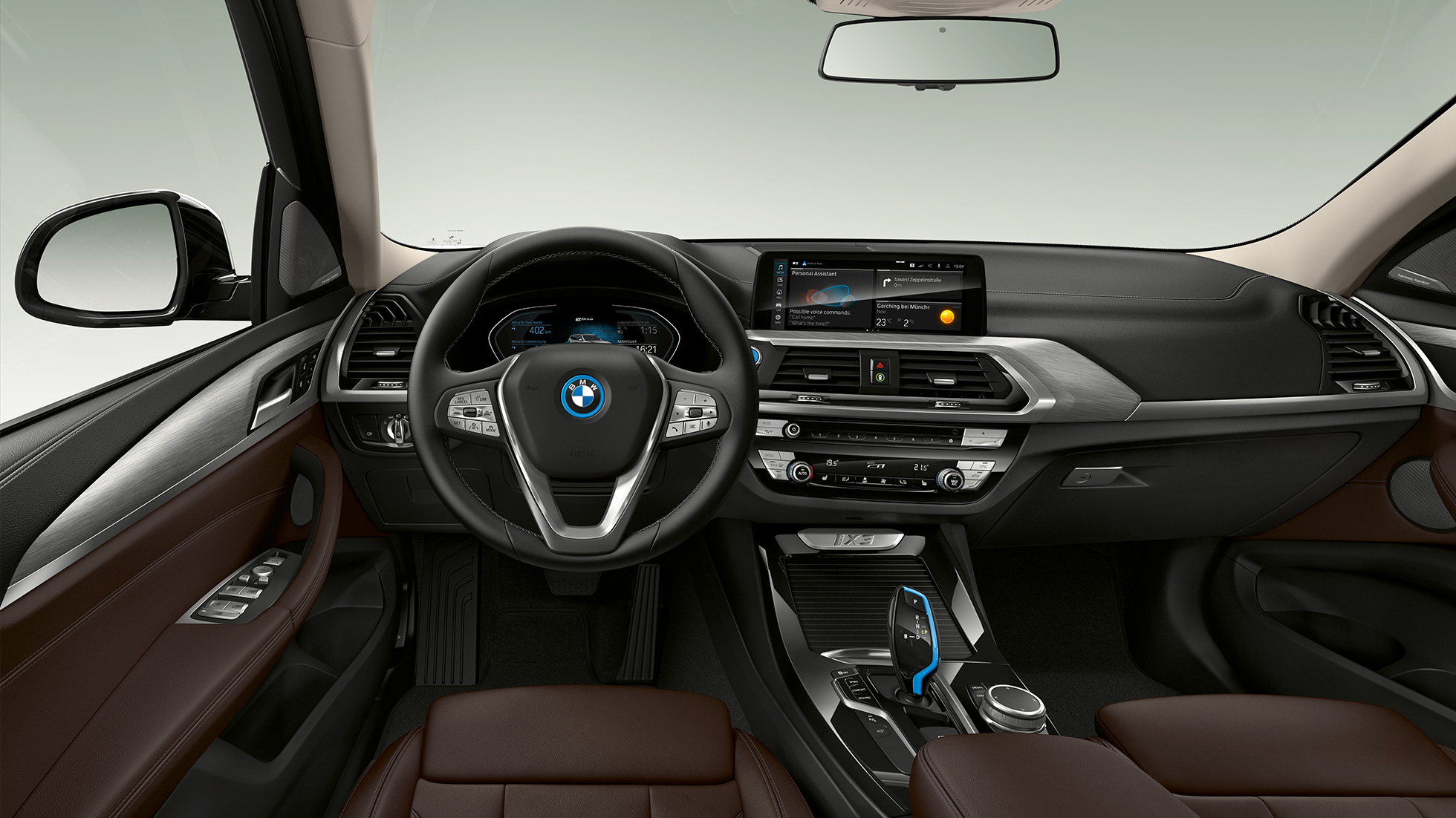 BMW iX3, G08, model Impressive, kokpit BMW iX3, G08, 2020, model Impressive, kokpit, notranjost