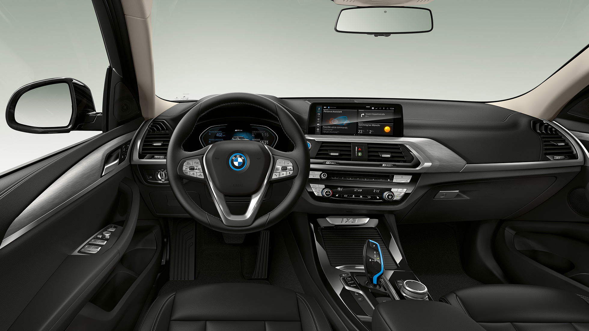 BMW iX3, G08, model Inspiring, kokpit BMW iX3, G08, 2020, model Inspiring, kokpit, notranjost