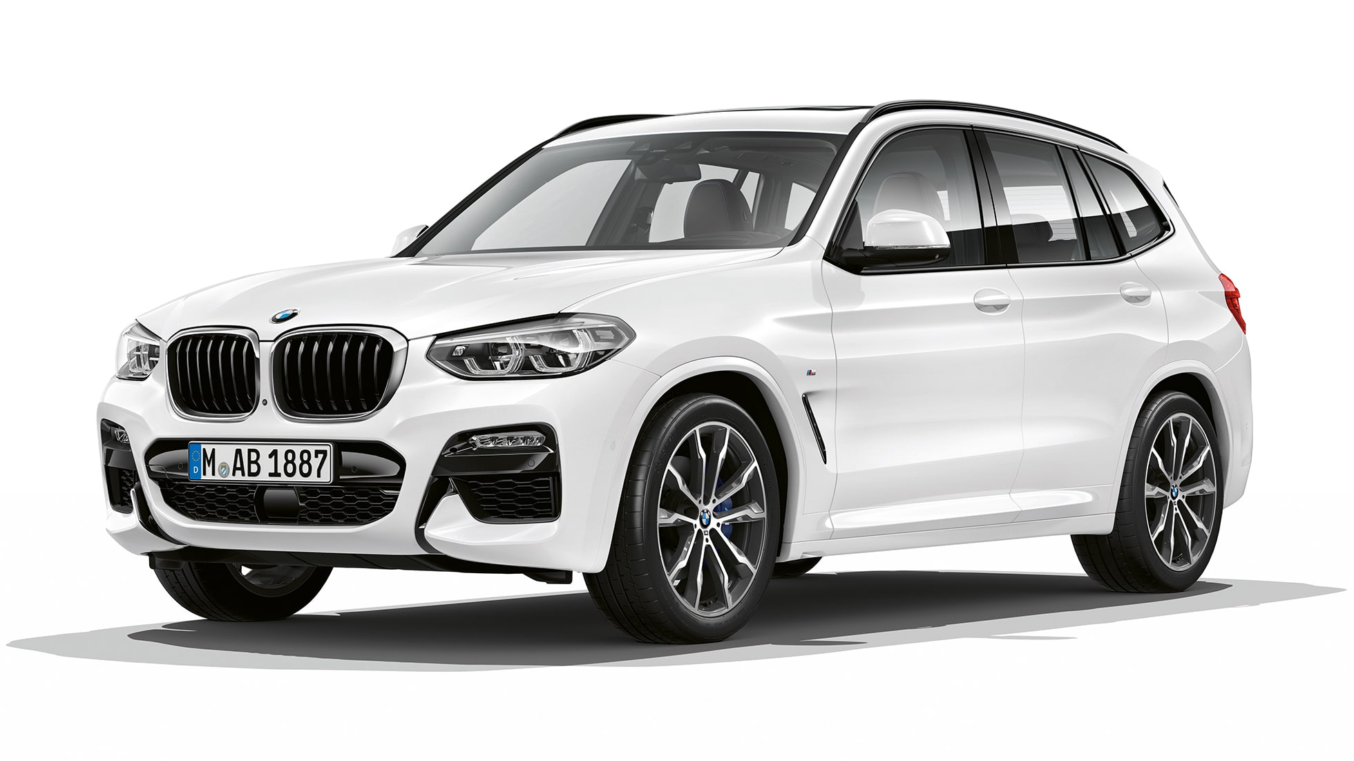 BMW X3 M40i, Model M Sport, v sprednjem polprofilu BMW X3 M40i, Model M Sport, v sprednjem polprofilu