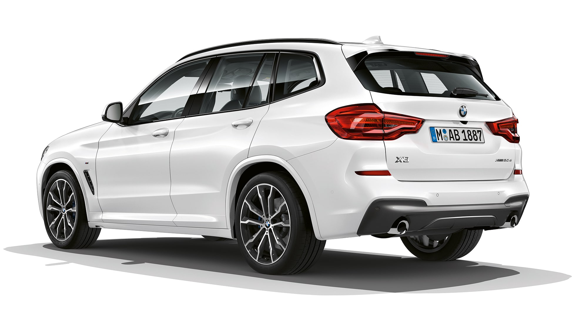 BMW X3 M40i, Model M Sport, v zadnjem polprofilu BMW X3 M40i, Model M Sport, v zadnjem polprofilu