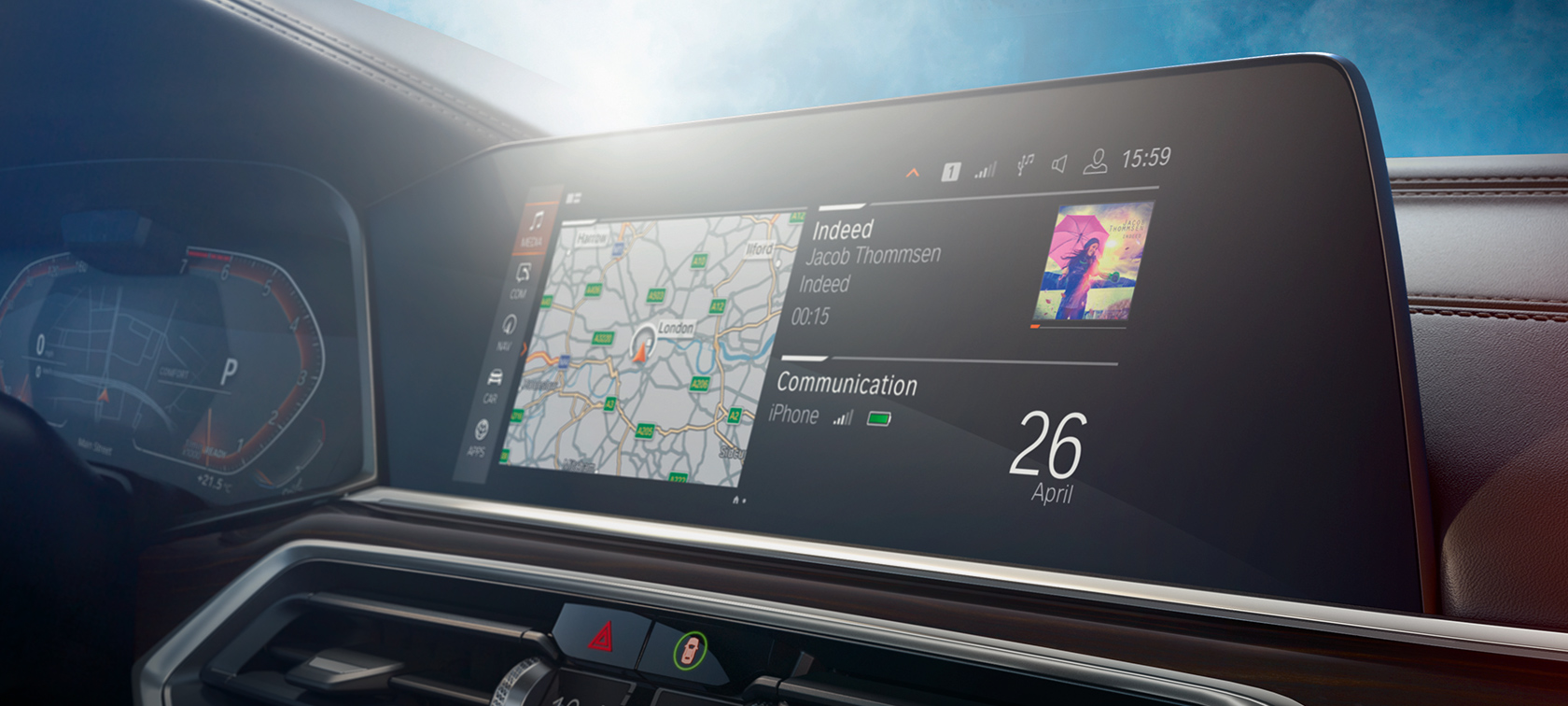 Kokpit vozila BMW X5 Kokpit in koncept upravljanja vozila BMW X5