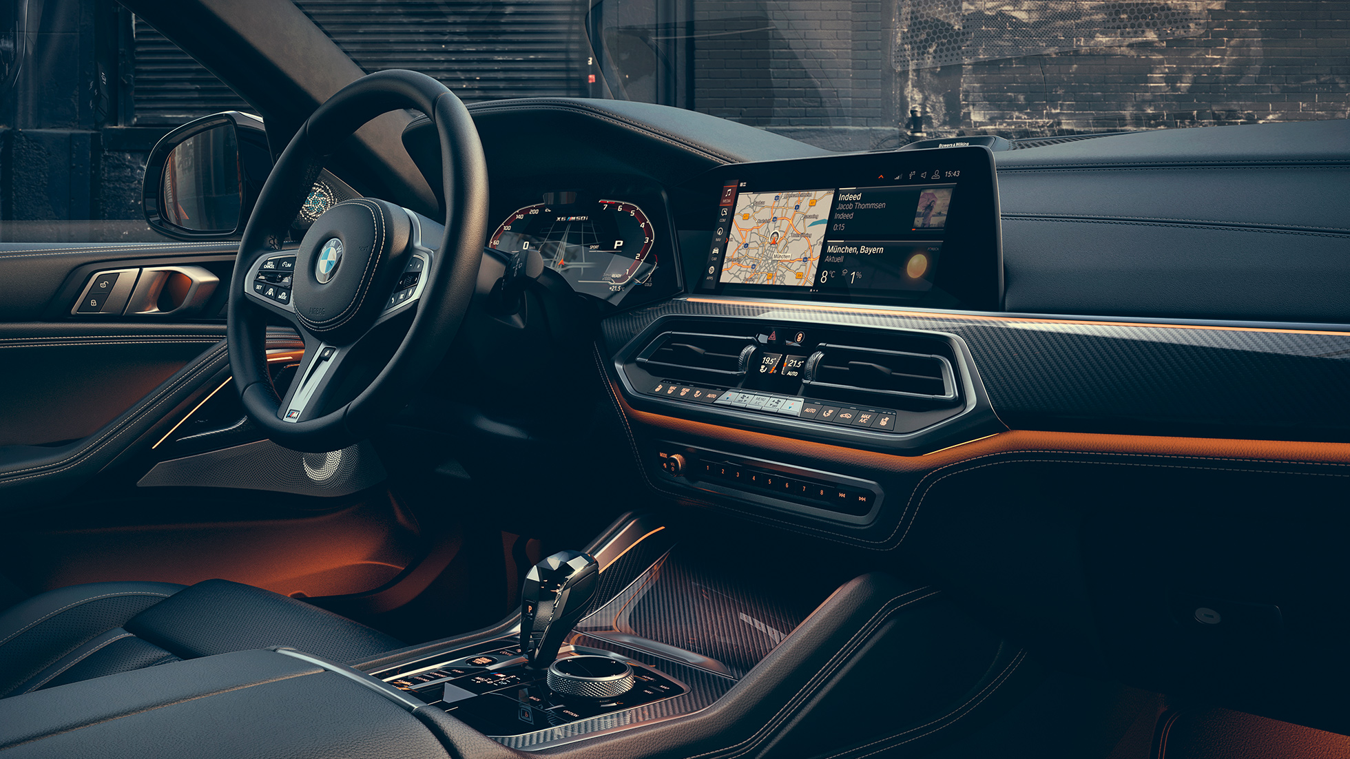 Notranjost BMW X6. Notranjost BMW X6.