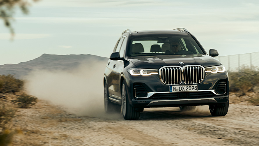 BMW X7, G07, 2019, vozno udobje, pogled od blizu BMW X7, G07, 2019, vozno udobje, pogled od blizu