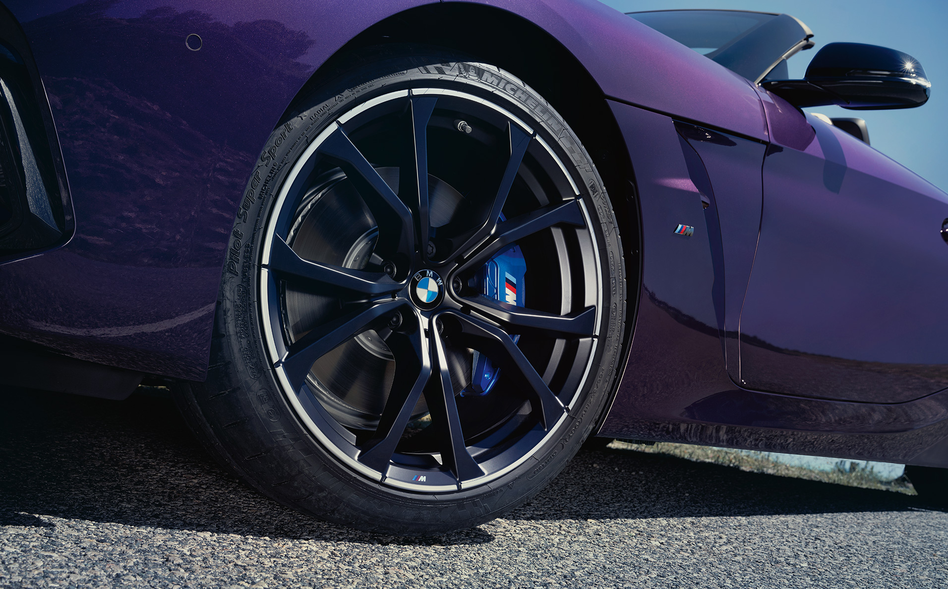 BMW Z4, G29, 2022, zunanjost, pogled od blizu na kolo