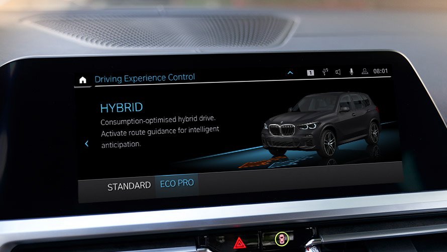 Način HYBRID ECO PRO BMW EfficientDynamics, način HYBRID ECO PRO
