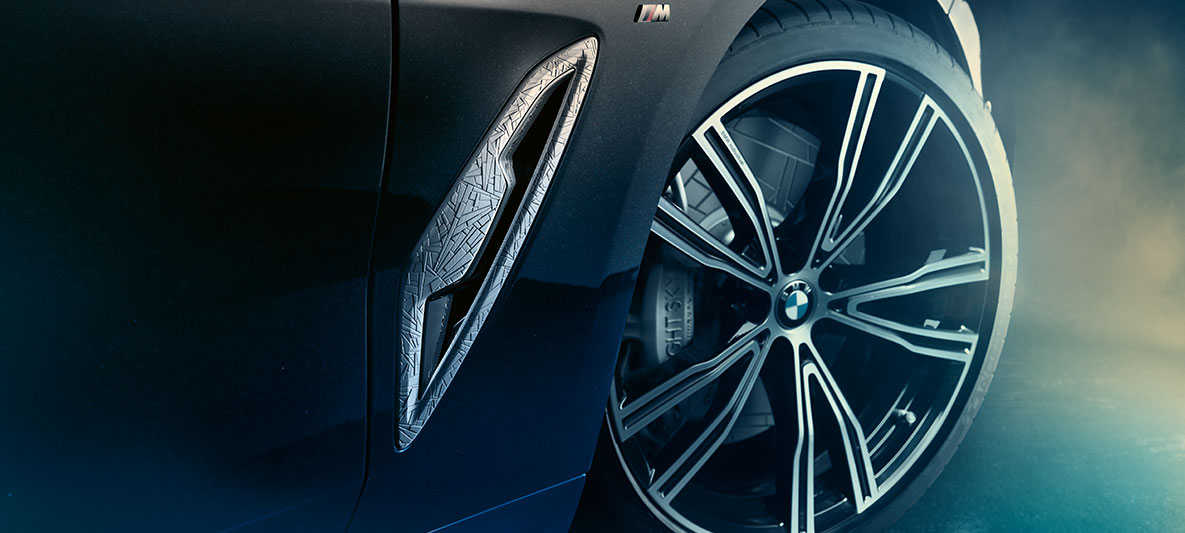 BMW Individual M850i NIGHT SKY, 20-palčna lita alu. platišča 20-palčna BMW Individual lita alu. platišča 730i V-spoke vozila BMW Individual M850i NIGHT SKY od blizu
