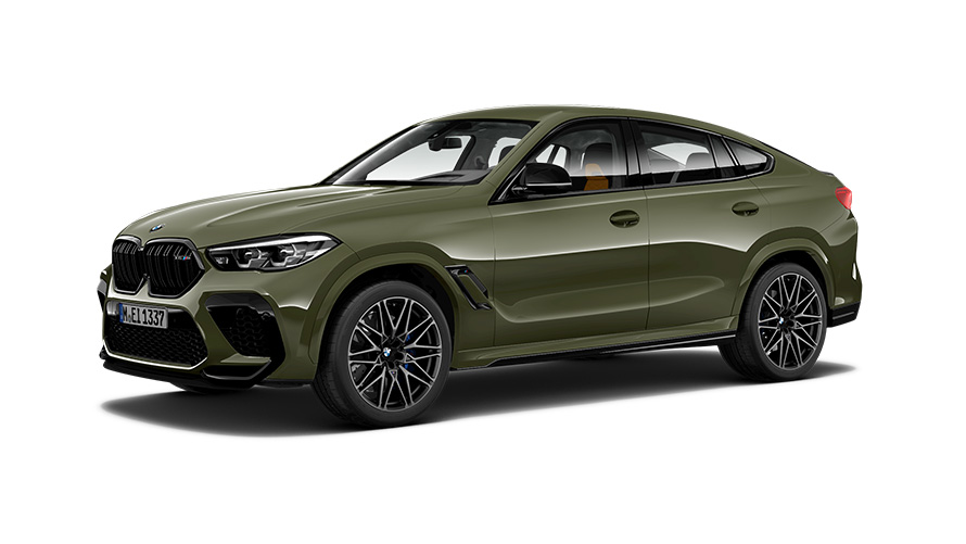 BMW X6 M Competition, G06, 2019, tričetrtinski stranski pogled BMW X6 M Competition, G06, 2019, tričetrtinski stranski pogled