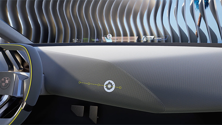 BMW i Vision Dee, drsnik BMW Mixed Reality BMW i Vision Dee, konceptno vozilo, drsnik BMW Mixed Reality