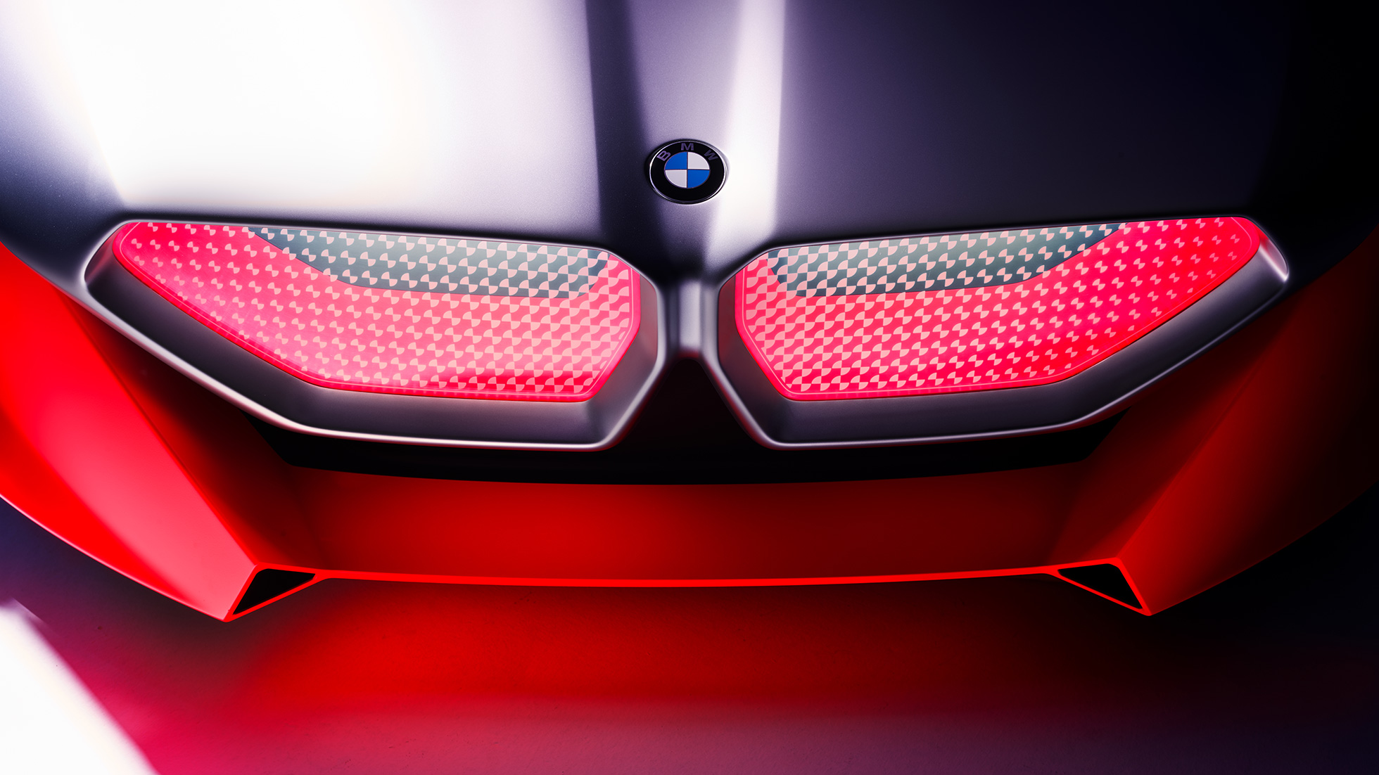 BMW Vision M NEXT, zunanjost, ledvička BMW BMW Vision M NEXT, pogled od blizu, zunanjost, ledvička BMW