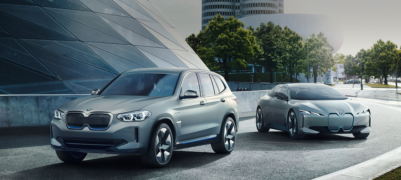 BMW Concept iX3 in BMW Vision iNEXT pred stavbo Obeti znamke BMW do leta 2023, BMW Concept iX3 in BMW Vision iNEXT pred stavbo