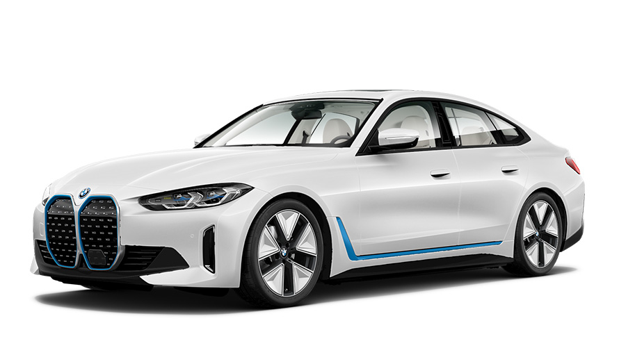 BMW Concept i4, studijski posnetek BMW Concept i4, studijski posnetek, tričetrtinski pogled od spredaj