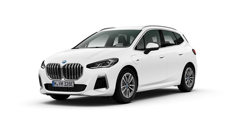 BMW 230e xDrive, U06, PHEV, tričetrtinski pogled od spredaj med mirovanjem
