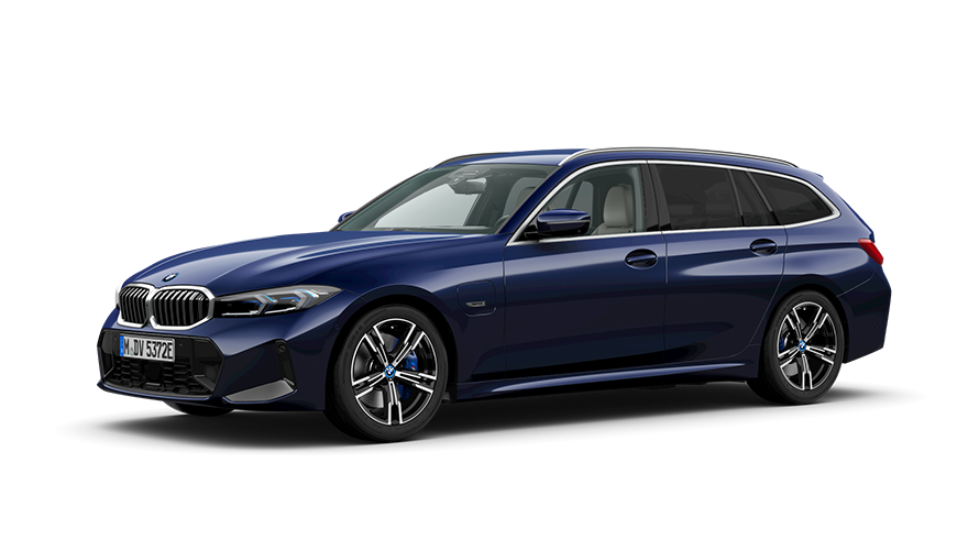 BMW serije 3 Touring, G21, PHEV, tričetrtinski pogled od spredaj med mirovanjem