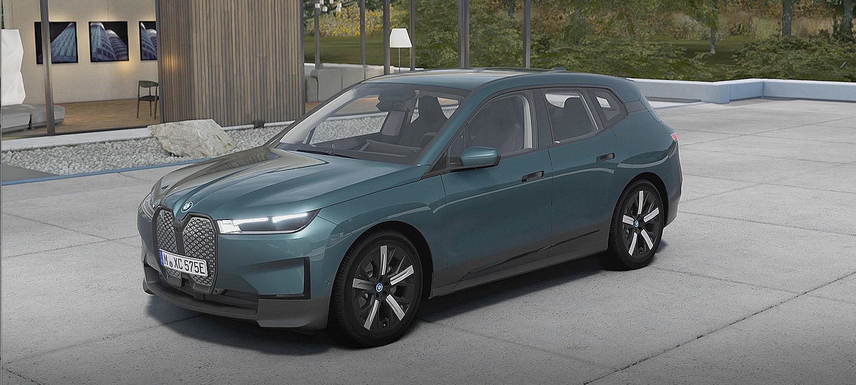 Trajnost BMW, animacija BMW iX Trajnost BMW, animacija BMW iX
