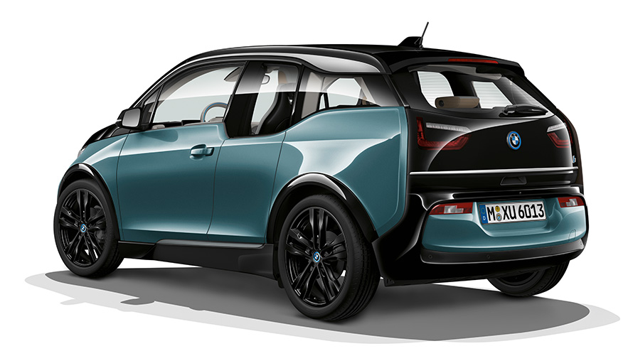 BMW i3, studijski posnetek BMW i3, studijski posnetek, tričetrtinski pogled od spredaj