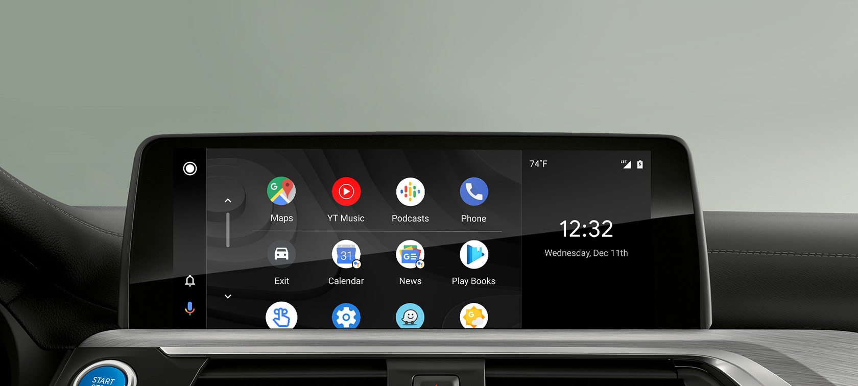 Integracija pametnega telefona z Android Auto Meni za integracijo pametnega telefona z Android Auto na nadzornem prikazovalniku BMW ConnectedDrive
