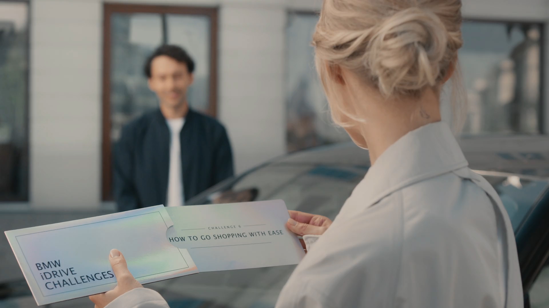 BMW iDrive Challenge Shopping BMW iDrive Challenge Shopping G70 kuverta z izzivom