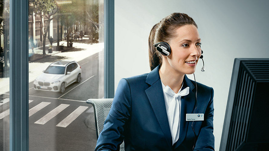 Concierge Services Concierge Services se prikaže na zaslonu BMW