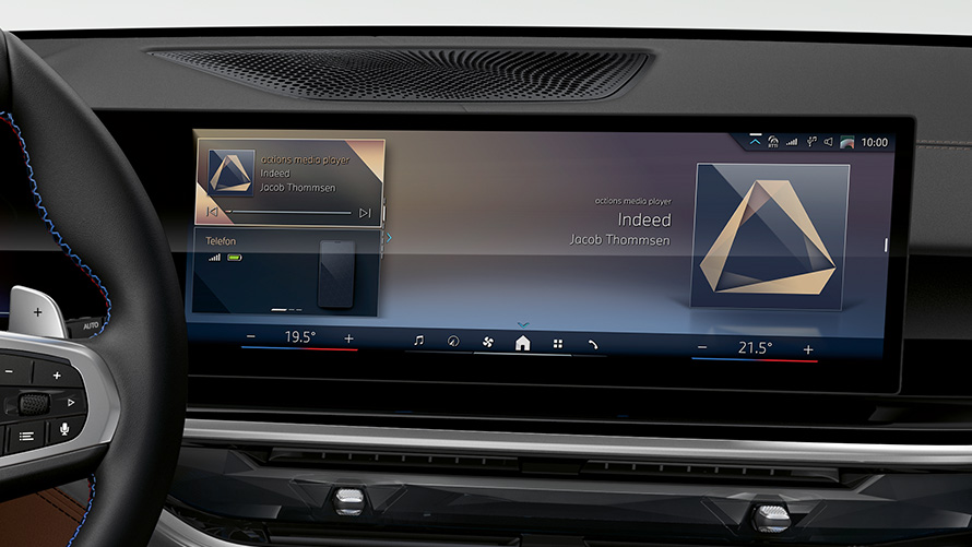 Zaščitna vozila BMW, BMW Intelligent Personal Assistant, nadzorni prikazovalnik Zaščitna vozila BMW, BMW Intelligent Personal Assistant, nadzorni prikazovalnik