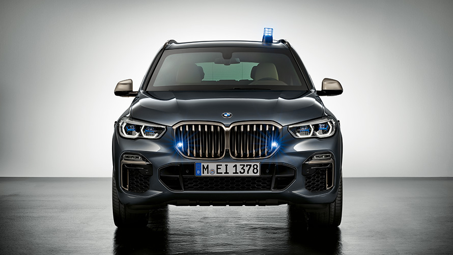 Zaščitna vozila BMW, dodatna oprema, zunanjost, modra luč Zaščitna vozila BMW, dodatna oprema, zunanjost, modra luč