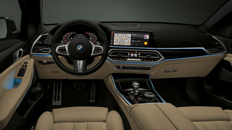Zaščitna vozila BMW, BMW Intelligent Personal Assistant Zaščitna vozila BMW, BMW Intelligent Personal Assistant, kokpit