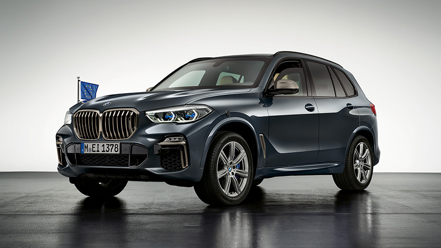 Zaščitna vozila BMW, zaščita po meri BMW Zaščitna vozila BMW, zaščita po meri BMW, zastavica EU