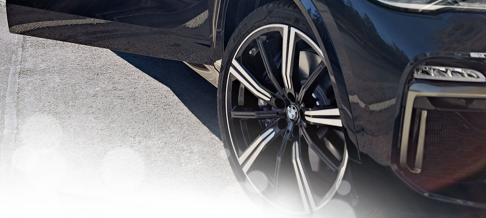 Platišče BMW, pogled od blizu Platišče BMW, pogled od blizu
