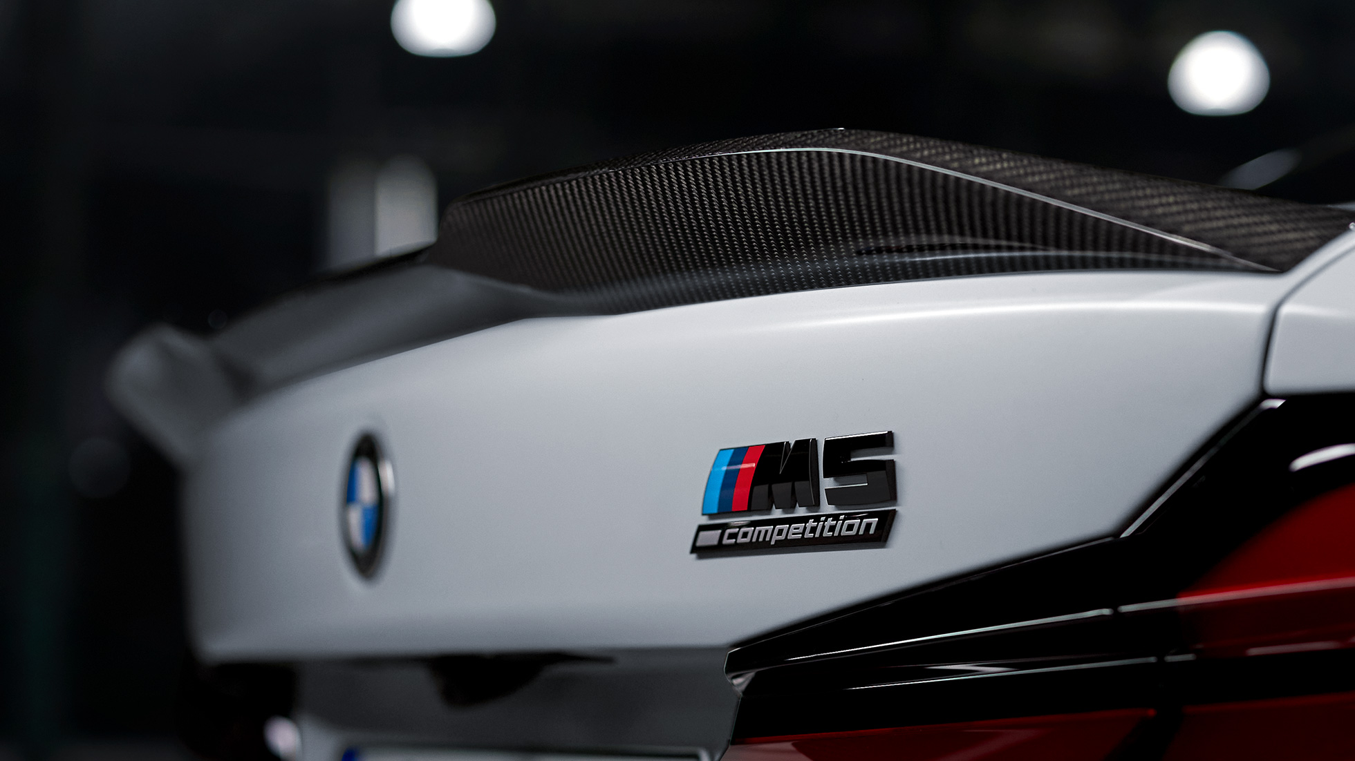 Karbonski zadnji spojler Pro M Performance, pogled od blizu BMW M Performance Parts, karbonski zadnji spojler Pro M Performance, pogled od blizu