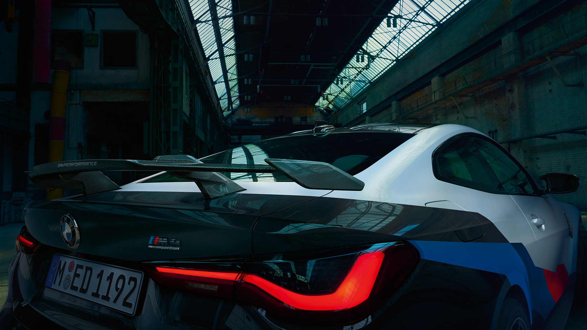 M4, pogled od blizu na zadek BMW M Performance Parts, BMW M4, pogled od blizu na zadek