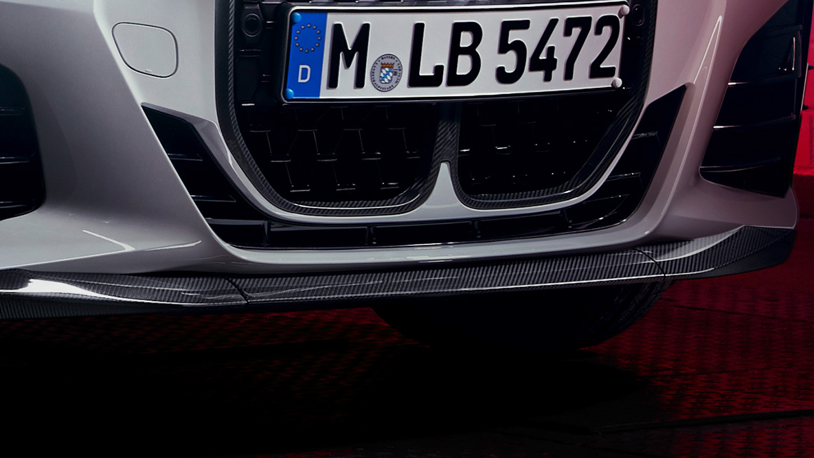 Karbonski sprednji podaljšek odbijača BMW M Performance, BMW serije 4 Coupé Karbonski sprednji podaljšek odbijača BMW M Performance, BMW serije 4 Coupé, podrobni pogled