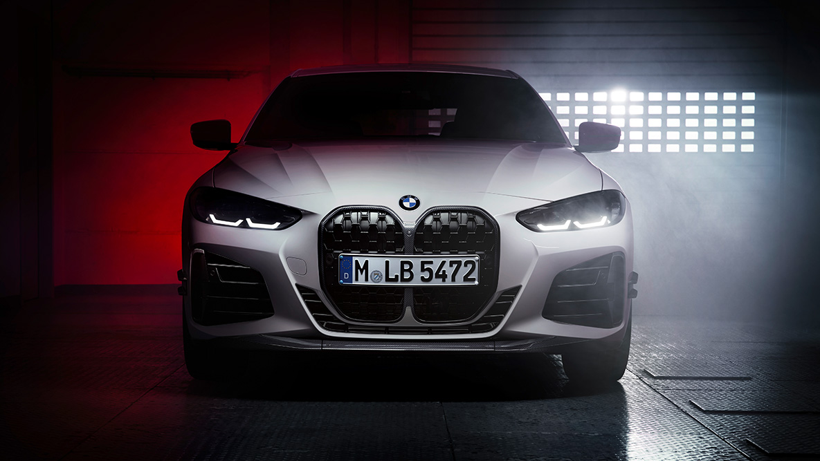 BMW serije 4 Coupé, pogled od spredaj BMW M Performance Parts, BMW serije 4 Coupé, pogled od spredaj