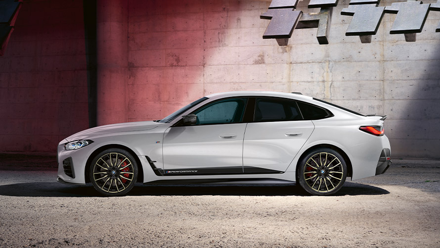 BMW serije 4 Coupé, G26, ICE, stranski pogled BMW M Performance Parts, BMW serije 4 Coupé, G26, ICE, stranski pogled