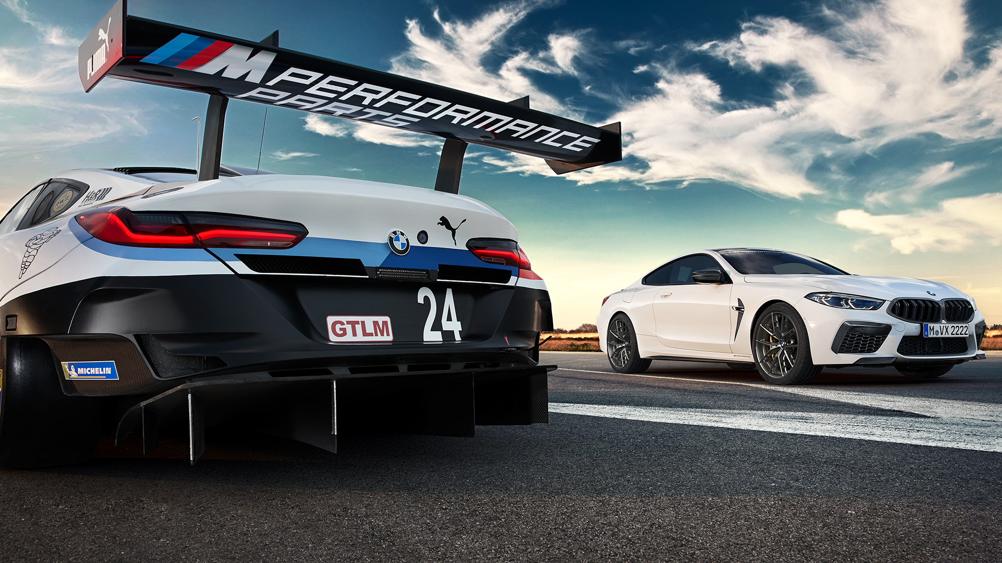 BMW M Performance Parts, BMW M8 GTLM BMW M Performance Parts, BMW Motorsport, BMW M8 GTLM