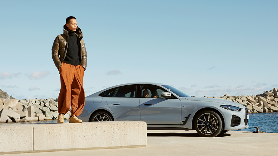 BMW sredi poletja z manekenko BMW Service Inclusive, BMW sredi poletja z manekenko